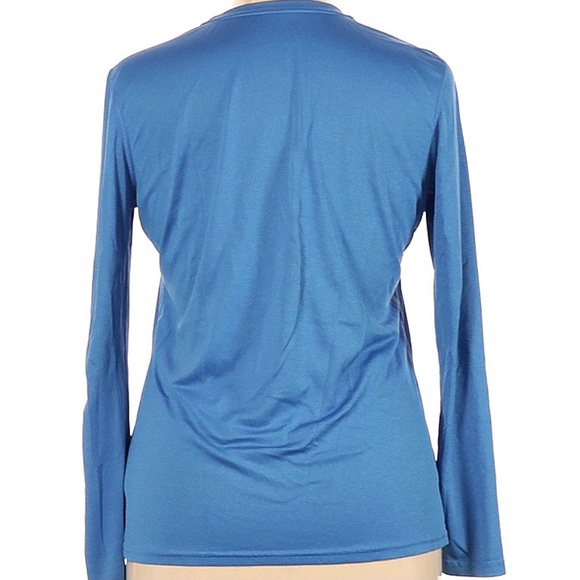 Nike Long Sleeve Blue Running Top Extra Large xl - Picture 2 of 6